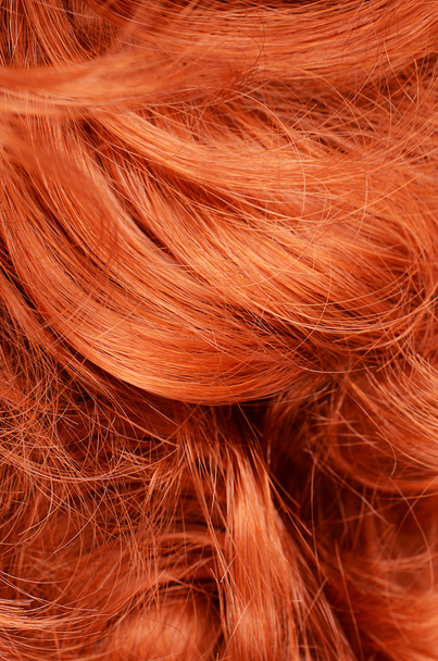 Beautiful red hair as a background - Fotoğraf, Görsel