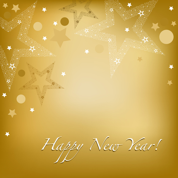 Feliz año nuevo tarjeta - Vector, Imagen
