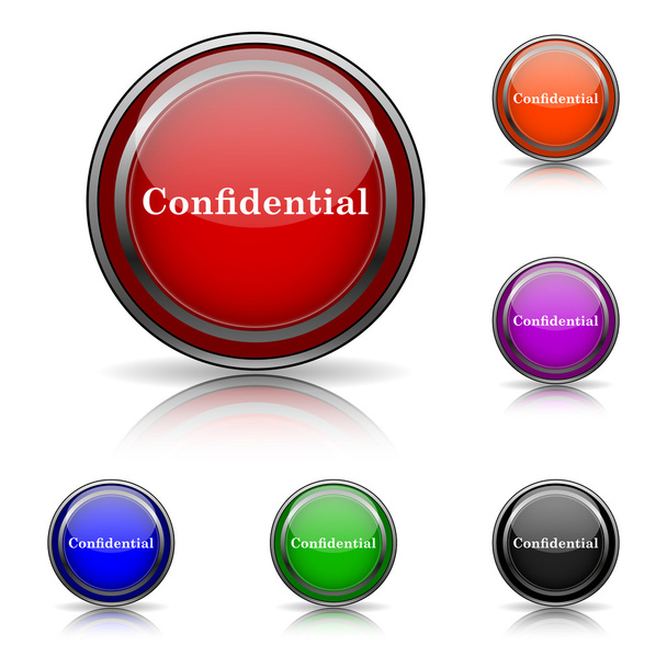Confidential icon - Vector, Image