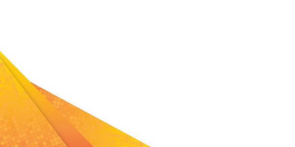 Minimaler geometrischer oranger Hintergrund. Dynamische orangefarbene Formenkomposition mit quadratischem Muster. Design der Vektor-Geschäftspräsentation - Vektor, Bild