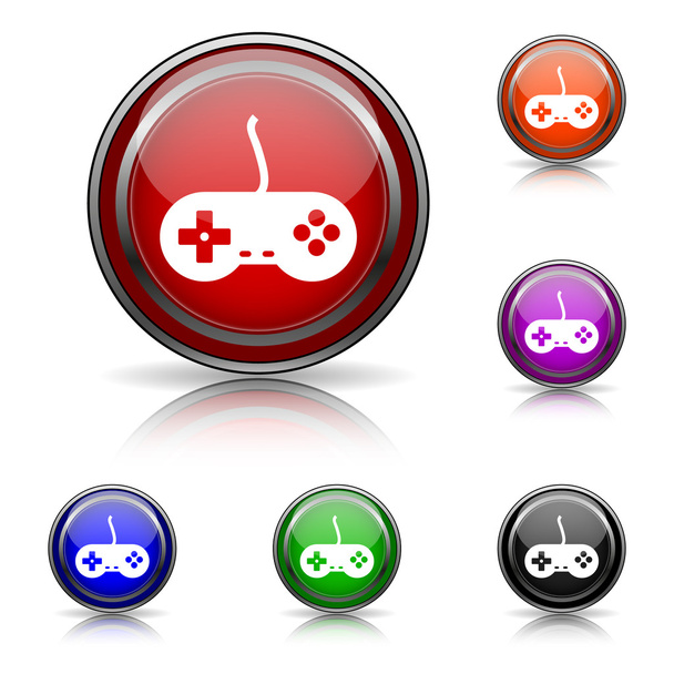 gamepad pictogram - Vector, afbeelding