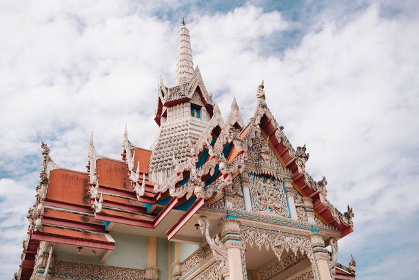 Thai Temple in Samut Songkhram Thailand - Foto, afbeelding