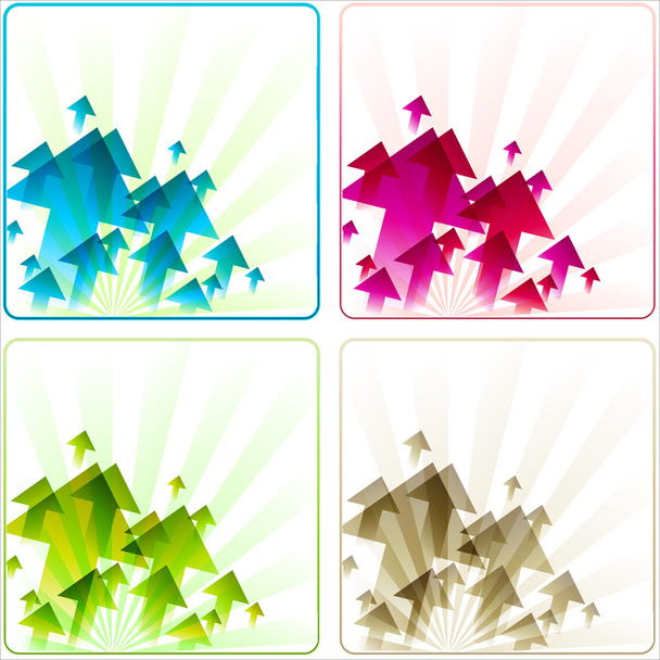 Banners With Stars - Vector, Imagen