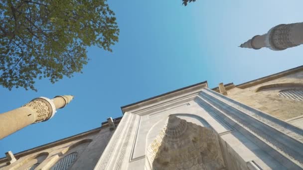 Kilátás Bursa Grand Mosque. 4K felvételek Törökországban - Felvétel, videó