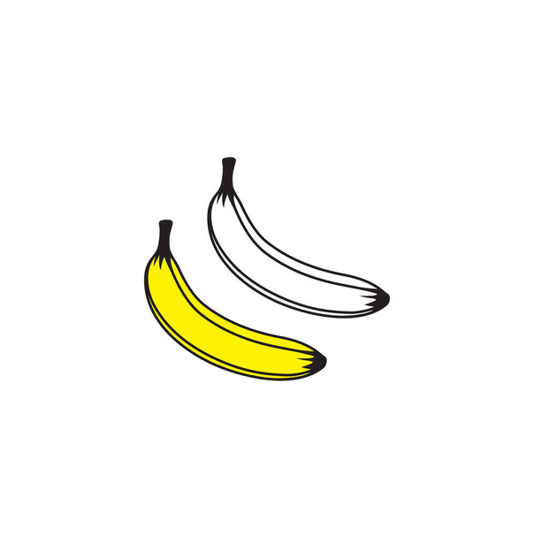 Vektorová ilustrace banánu - Vektor, obrázek