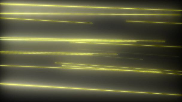 dark abstract background with glowing neon lines. Magic lights - Valokuva, kuva