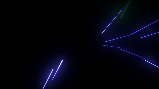 Glowing Multi color neon Shining particles string flow, colored Backdrop illustration background for your web design, banners, titles and texts. - Photo, Image