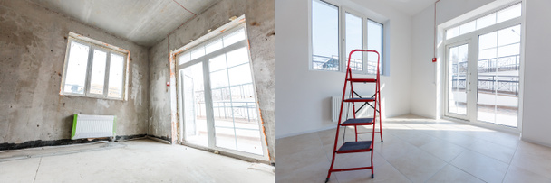 ristrutturazione prima e dopo - ristrutturazione appartamento vuoto - Foto, immagini