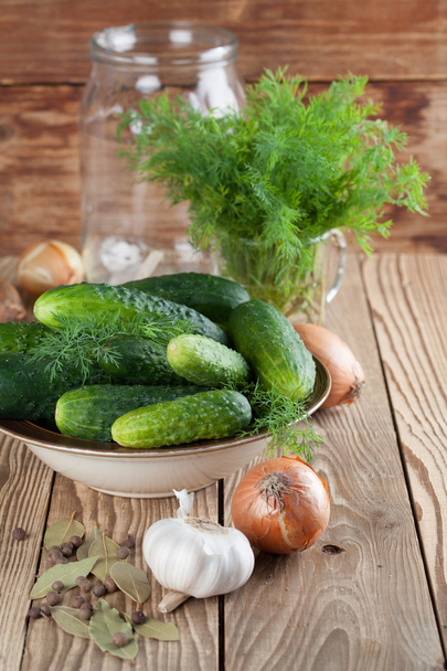 pickles maken - Foto, afbeelding