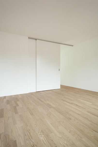 Empty room with sliding door - Φωτογραφία, εικόνα