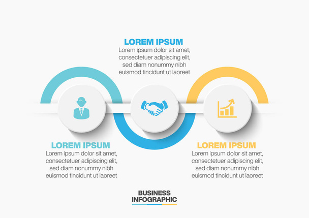 Business data visualization. timeline infographic icons designed for abstract background template - Vector, Image