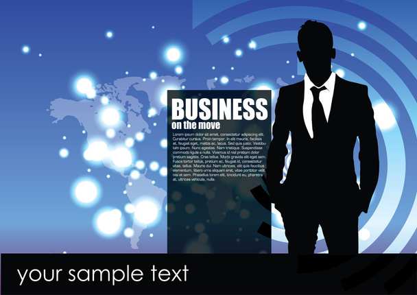 Businessman background - Vector, afbeelding