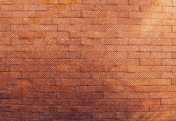 The red bricks wall background vintage and modern texture - Photo, Image