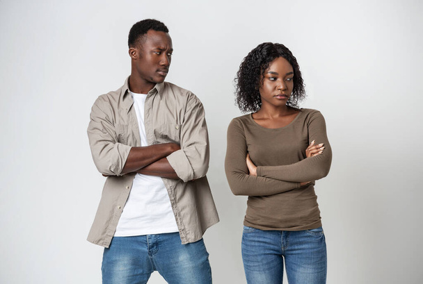 Frustrated black woman thinking about breaking up - Photo, Image