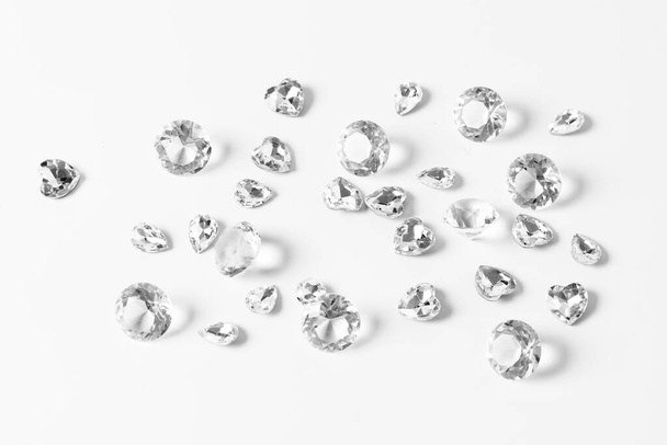 diamonds isolated on white background - Photo, Image