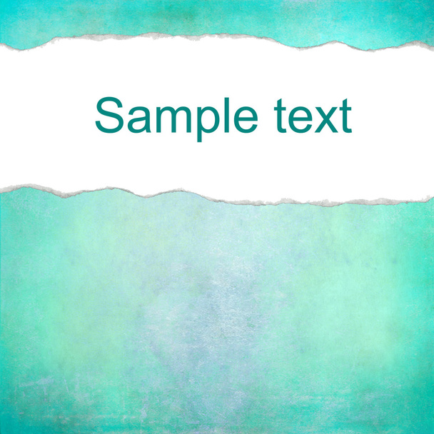 Pastel turquoise background with space for text - 写真・画像