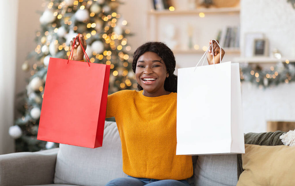 Shopping and winter seasonal sales during holidays - Photo, Image