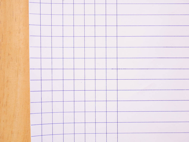 texture of sheet paper, white paper notebook - Zdjęcie, obraz