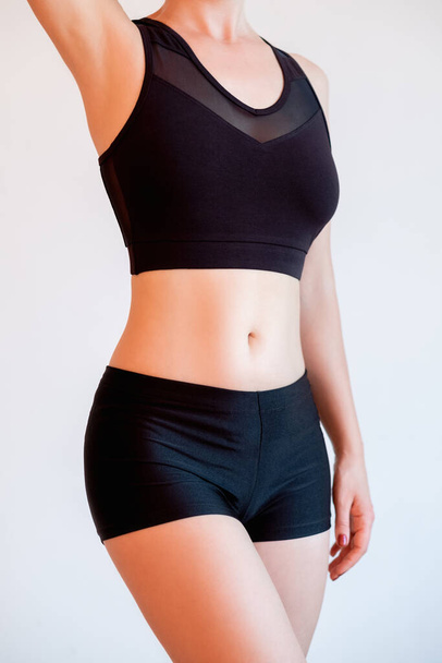 weight loss sport lifestyle woman body thin waist - Foto, Imagem