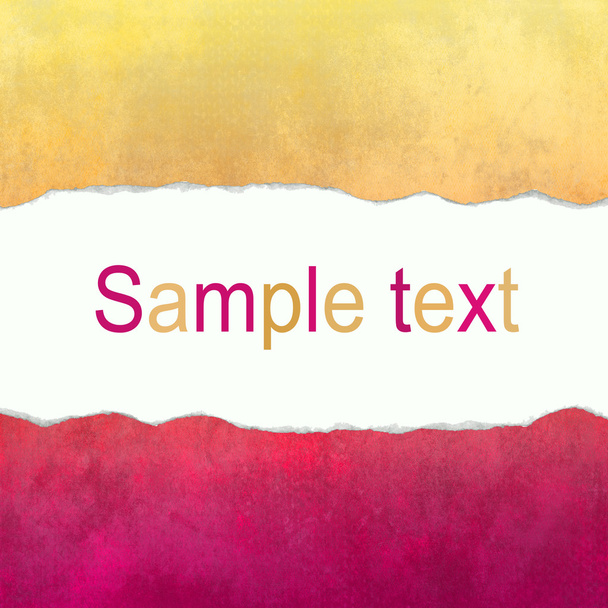 Pink and yellow canvas background with space for text - Foto, Imagen