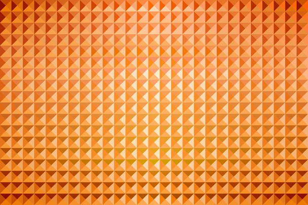 Soyut Turuncu Geometrik Şekiller Arkaplan - Görüntü, üç boyutlu mozaik vektör - Vektör, Görsel