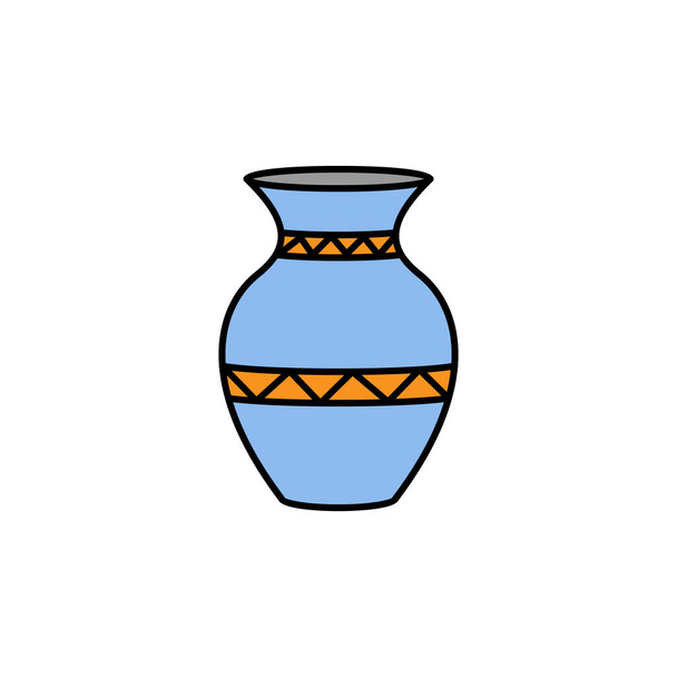 vase line icon. Signs and symbols can be used for web, logo, mobile app, UI, UX on white background - Vector, Image