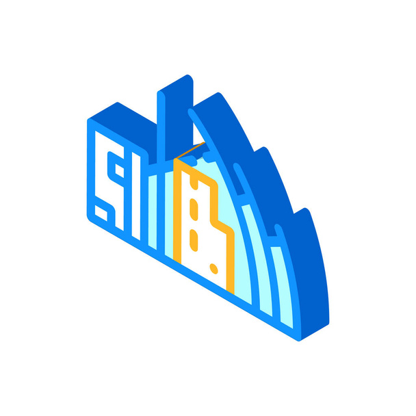 jubilee church isometric icon vector illustration color - Vector, Image