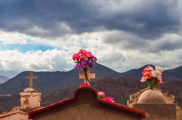 Fotoğraf: Tilcara Mezarlığı Jujuy Eyaleti - Kuzey Arjantin - Fotoğraf, Görsel