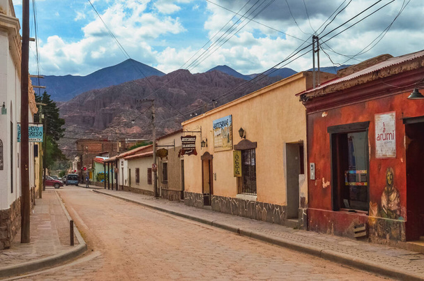 Foto van Tilcara dorp in de provincie Jujuy - Noord-Argentinië - Foto, afbeelding