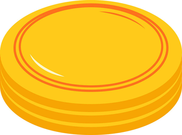 This is a illustration of 3 stacked coin medals  - ベクター画像