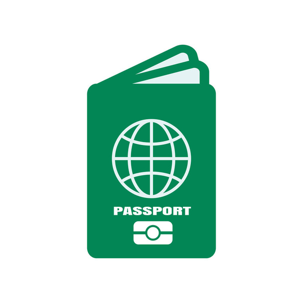 Διανυσματική απεικόνιση προτύπου σχεδίασης εικονιδίων διαβατηρίου - Διάνυσμα, εικόνα