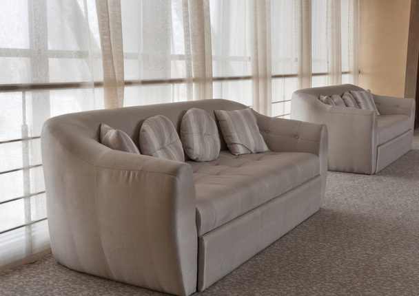 интерьер с диванами
 - Фото, изображение