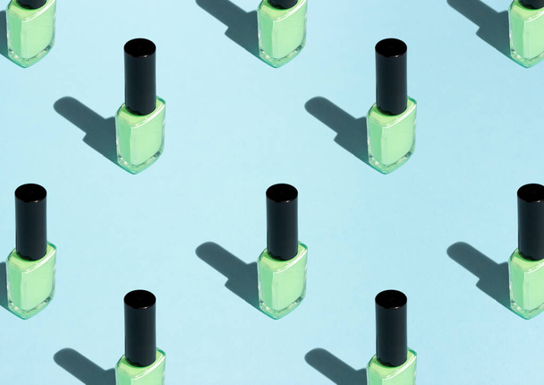 Nail Polish with shadows seamless pattern, background for the design. - Фото, зображення