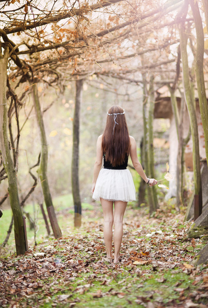 Autumn girl - Foto, Bild