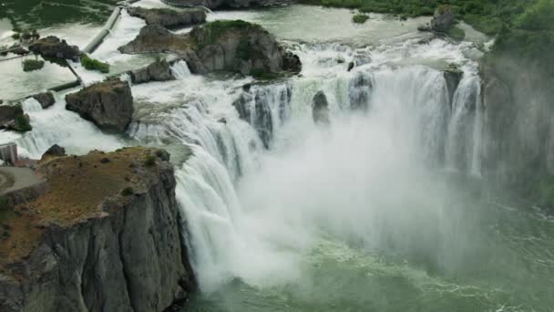 Letecký vodopád Shoshone Falls Snake River Idaho USA - Záběry, video