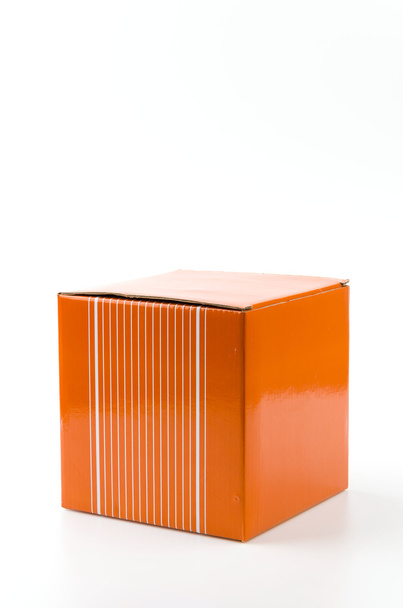 Orangefarbene Schachtel - Foto, Bild