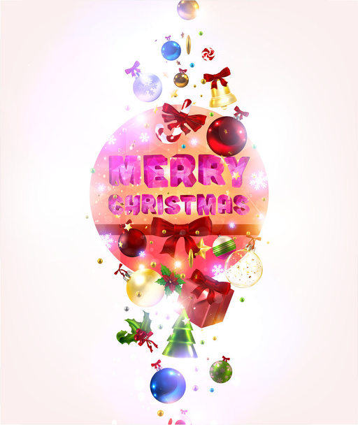 Анотація Різдвяний банер для святкового дизайну
 - Вектор, зображення