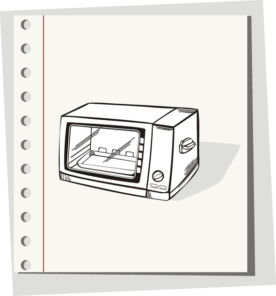 Микроволновая печь - Вектор,изображение