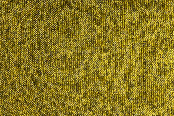 colore giallo e nero melange maglia texture e fondo piatto - Foto, immagini