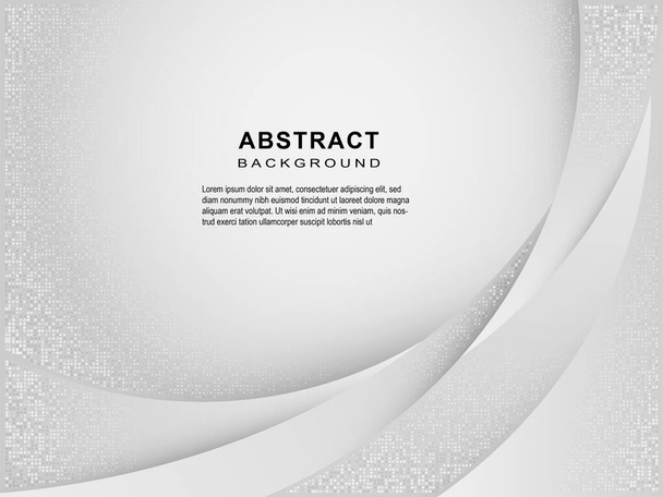 Абстрактная геометрическая белая и кривая линия. с пространством для концептуального дизайна. - Вектор,изображение