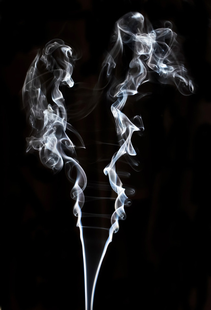 textured of incense smoke - Photo, Image