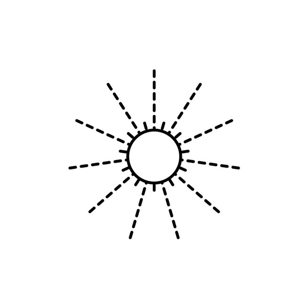 Décrivez l'icône de feux d'artifice vectoriels isolée sur fond blanc. esp - Vecteur, image