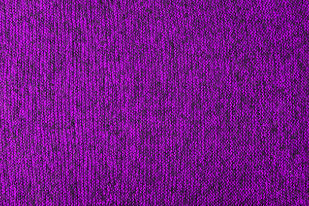 fioletowy i czarny melanż dzianiny tekstury i płaskie tło - Zdjęcie, obraz