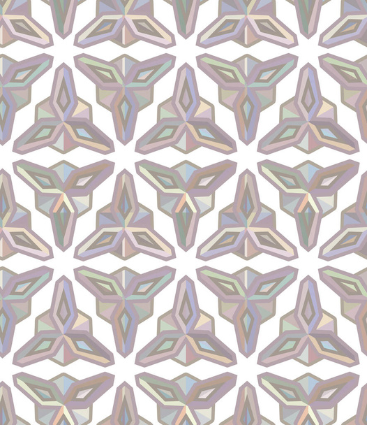 幾何学的装飾ベクトルパターン。シームレスなデザインテクスチャ  - ベクター画像