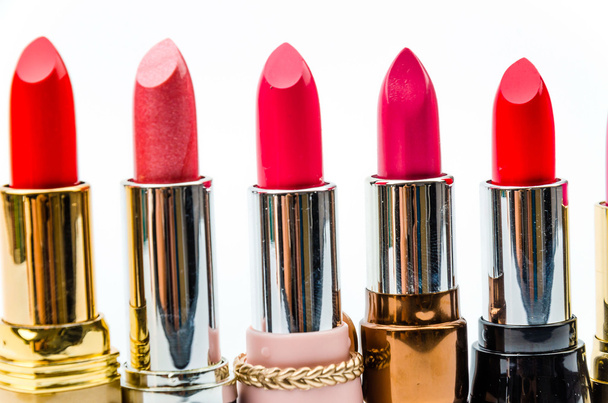 Lipsticks on white - Foto, Imagen