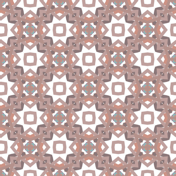 Geometrisches ornamentales Vektormuster. Nahtlose Design-Textur - Vektor, Bild