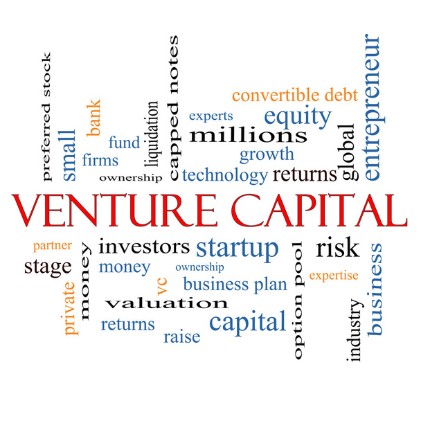 Concetto di venture capital Word Cloud
 - Foto, immagini