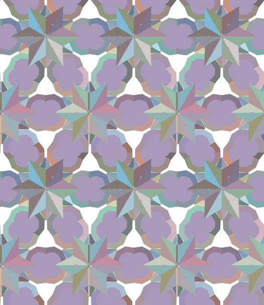 Geometric ornamental vector pattern. Seamless design texture  - Vektor, Bild