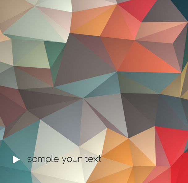 Abstract colorful geometric background - Vector, Image