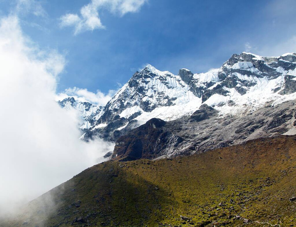 Salkantay or Salcantay trek in the way to Machu Picchu, Cuzco area in Peru - 写真・画像